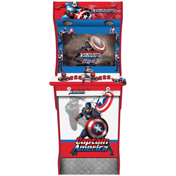 AG Elite 2 Player Arcade Machine - Captain America